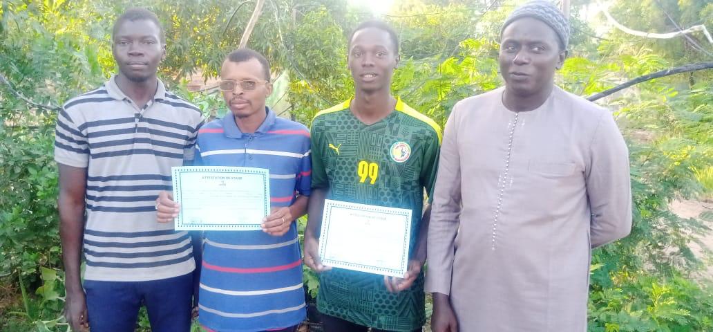 Remise Dattestation Aux Stagiaires à La Ferme De Tamassine Tamassine